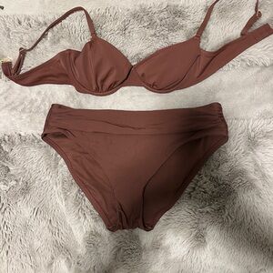 Brown Bikini Set